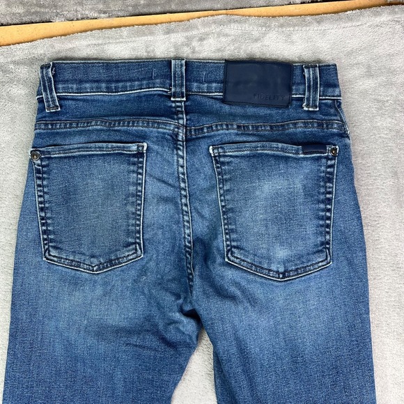 Fidelity Jeans Men 29x33 Torino Blue Slim‎ Fit Tapered Medium Made In USA Denim - Picture 16 of 16